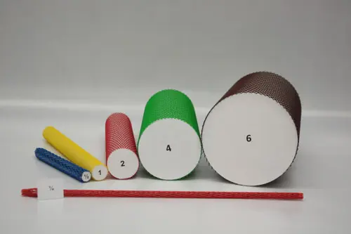 Pacon PPS-1010-1500 Protective Netting, Thread Protection Sleeve, 1/4"-5/8" Diameter, 1500 ft Length, Red Bargain