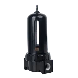 Midland Metal AF3 Air Line Filter, 3/8 in FNPT Inlet, 3/8 in FNPT Outlet, Steel, Copper, Polymer Brand New