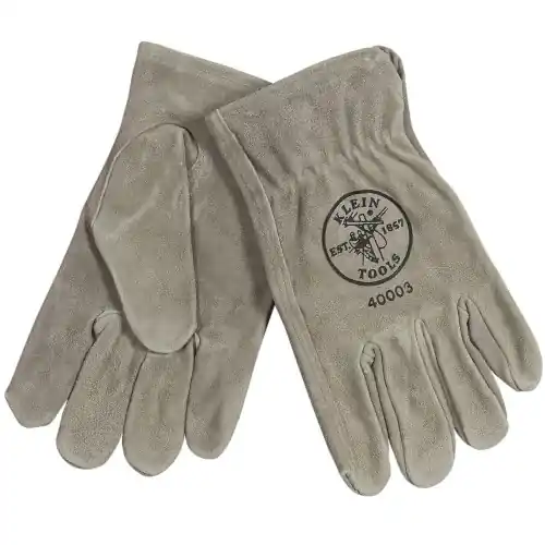 Klein Tools 40003 Cowhide Driver‘s Gloves, Small Luxury