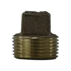 Top Pick ANDERSON METALS 738109-12 Cored Square Head Plug, 3/4-in MPT, Bronze