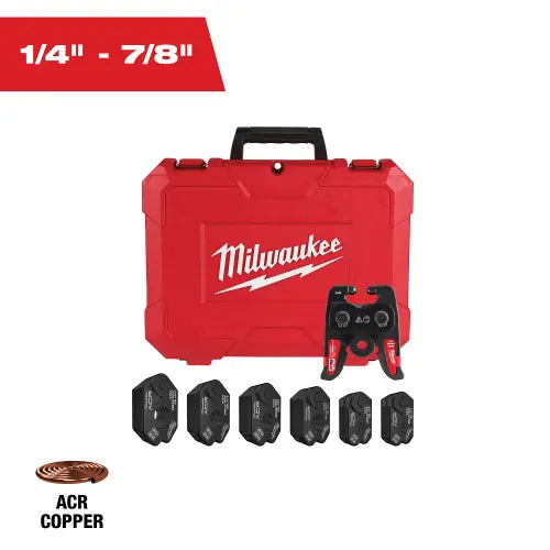 Milwaukee Tool 49-16-2661MX 1/4" - 7/8" Streamline ACR Pivoting Press Ring Kit for M18 FORCE LOGIC Press Tool Don't Miss Out