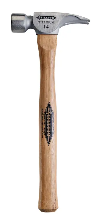 Stiletto TI14SS STILETTO 14oz Smooth/Straight Hickory Hammer Shop Now