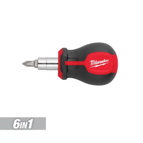 Milwaukee Tool 48-22-2762 6-IN-1 Stubby Multi-Bit Screwdriver Mega Sale