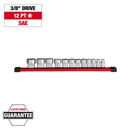 Milwaukee Tool 48-22-9420 12pc 3/8" Drive 12-Point SAE Socket Set Factory Price