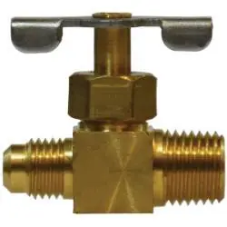 ANDERSON METALS 09104-0504 Needle Valve, 5/16 x 1/4-in Nominal Top Rated