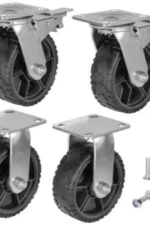 Today Only Klein Tools 54850MB MODboxUtility Cart Caster Replacement Wheel Set, 6-Inch