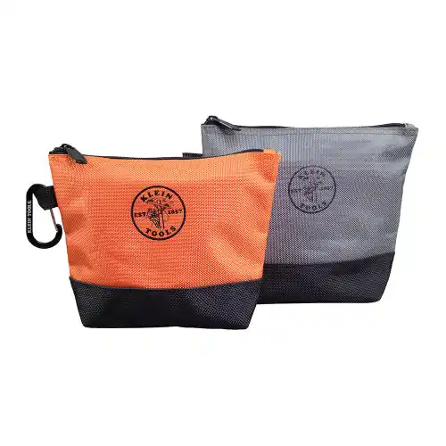 Klein Tools 55470 Zipper Bag, Stand-Up Tool Pouch, 2-Pack Hot Picks
