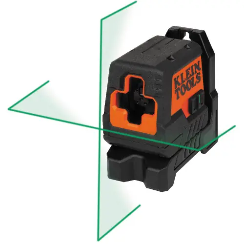 Crafted Klein Tools 93MCLG Green Mini Cross-Line Self-Leveling Laser Level, 50-Foot