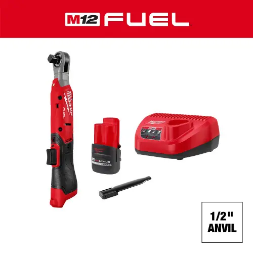 Milwaukee Tool 3054-21 M12 FUEL 1/2" Ratchet Kit Save Now