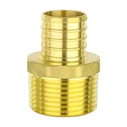 Midland Metal 35080 Male Adapter, 3/4-in PEX x 3/4-in Male NPTF, Lead-Free Brass Seasonal Sale
