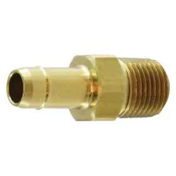 Bargain ANDERSON METALS 07068-0404 Single Mini Barb Male Adapter, 1/4-in Mini Barb x 1/4-in Male NPTF, Brass