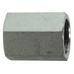 Midland Metal 9033-04-04 Coupling, 1/4-in Female BSPP x 1/4-in Female BSPP, Steel Hassle-Free Returns