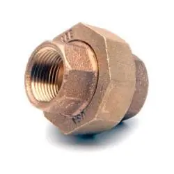 Midland Metal 44601LFUSA Standard Union, 1/4-in Female NPT x 1/4-in Female NPT, Lead-Free Bronze Buy Online