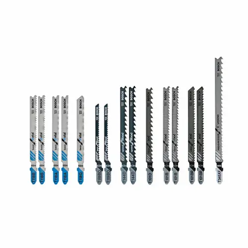 Final Sale Bosch T15RC 15 pc. T-Shank Jig Saw Blade Set for Wood and Metal (15 Pack)