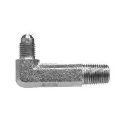 Top Pick Midland Metal 2501LLL88 Extra Extra Long Elbow, 1/2-in Male JIC x 1/2-in Male NPTF, Steel