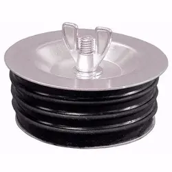 Budget Midland Metal 990569 Test Plug, 4 in, Galvanized Steel, Rubber