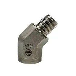 STAINLESS ADAPTERS SS5503-08-08 45-deg Street Pipe Elbow, 1/2-in Male NPTF x 1/2-in Female NPTF, Stainless Steel Markdown