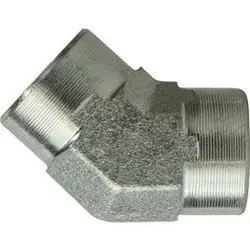 One Day Deal Midland Metal 550532 45-deg Pipe Elbow, 2-in Female NPTF x 2-in Female NPTF, Steel