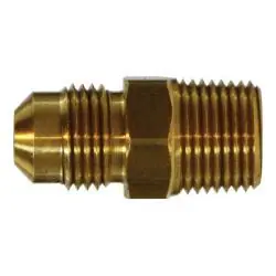 Midland Metal 10281 SAE 45-deg Flare Adapter, 3/4-in Male Flared x 3/8-in Male NPTF, Brass Buy Online