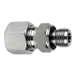 Trusted Brand Midland Metal D8400-S08-14-ED Male Metric DIN Adapter with ED Ring, S08 Metric Bite Type x M14 Male Metric, Steel