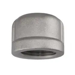 Bargain Midland Metal 63472MS SP-114 Cap, 3/8-in Female NPT, 316 Stainless Steel