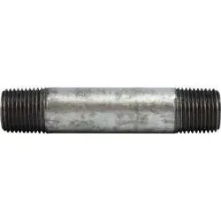 Midland Metal 58025 Pipe Nipple, 1/4 in MPT x 1/4 in MPT, 3-1/2 in L, Steel, Galvanized, SCH 80 Schedule Exclusive Offer