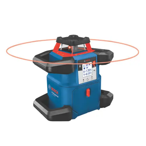 Bosch GRL4000-80CH 18V REVOLVE4000 Connected Self-Leveling Horizontal Rotary Laser Kit with (1) CORE18V 4 Ah Advanced Power Battery Last Chance