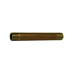 Next Day Delivery Midland Metal 42006 Nipple, 1/8 in MPT x 1/8 in MPT, 3-1/2 in, Brass