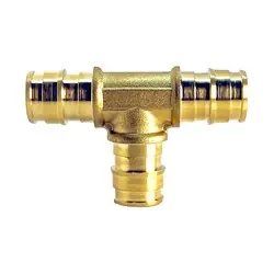 Sale Midland Metal 35046CE Cold Expansion Reducing Union Tee, 1/2-in Cold-Expansion PEX x 1/2-in Cold-Expansion PEX x 3/4-in Cold-Expansion PEX, Lead-Free Brass
