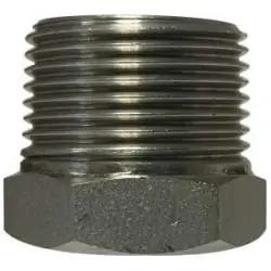 Midland Metal 63514B1 Barstock Hex Bushing, 1-1/4 in MPT x 1/4 in FPT, Stainless Steel Same Day Shipping