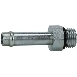 While Supplies Last Midland Metal 4604O1612 Beaded Insert, 1-in Beaded Stem x 3/4-in Male O-Ring Boss, Steel