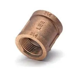 Today Only Midland Metal 44464LFUSA Reducing Coupling, 4-in Female NPT x 2-in Female NPT, Lead-Free Bronze