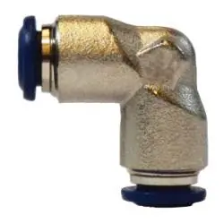 Seasonal Sale Midland Metal 20152NA 90-deg Union Elbow, 1/4-in Push-to-Connect x 1/4-in Push-to-Connect, Brass, Nickel-Plated