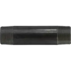 Midland Metal 57276 Welded Pipe Nipple, 1-1/4 in MPT x 1-1/4 in MPT, 60 in L, Steel, Black, SCH 40 Schedule Grab Now