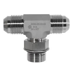 Exclusive Offer STAINLESS ADAPTERS SS6803-04-04-04 Branch Tee, 1/4-in Male JIC x 1/4-in Male JIC x 1/4-in Male Adjustable O-Ring Boss, Stainless Steel