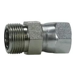 Midland Metal FS64021616 Adapter, 1-in Male O-Ring Face Seal x 1-in Female JIC Swivel, Steel Bargain