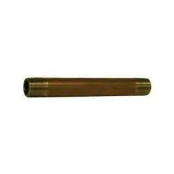 Midland Metal 42007 Nipple, 1/8 in MPT x 1/8 in MPT, 4 in, Brass One Day Deal