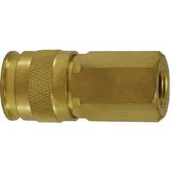 Midland Metal 99862 Universal Female Coupler, 1/4-in Body, 3/8-in Female NPT, Brass Holiday Sale