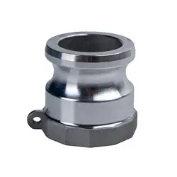 Midland Metal E-CGA-600-A1 Economy Series Type A Cam and Groove Adapter, 6-in Male Adapter x 6-in Female NPT, Aluminum Budget