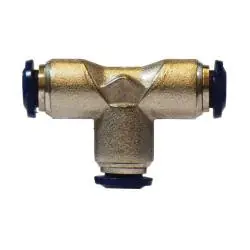 Midland Metal 20031NA Union Tee, 5/16-in Push-to-Connect x 5/16-in Push-to-Connect x 5/16-in Push-to-Connect, Brass, Nickel-Plated Hot Picks