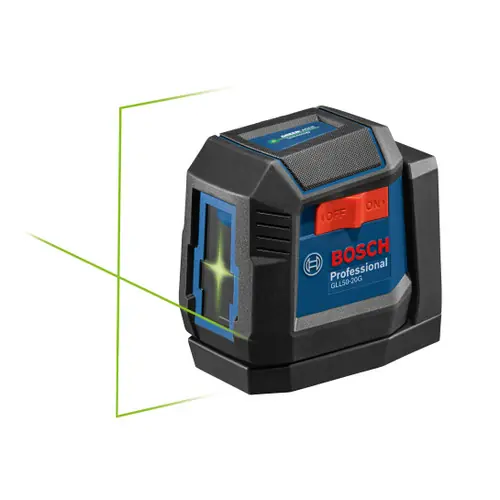 Price Cut Bosch GLL50-20GL Green-Beam Self-Leveling Cross-Line Laser with (1) 3.7V 1.0 Ah Battery