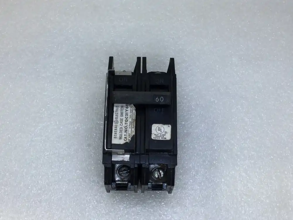 Instant Buy General Electric TQC21Y60 60 Amp 2 Pole 120/240V Circuit Breaker - Cosmetic Flaw