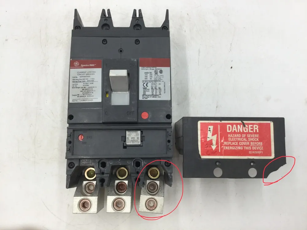 GE SGPA36AT0400 600 Volt 400 Amp 3 Phase Spectra RMS Circuit Breaker Best Seller