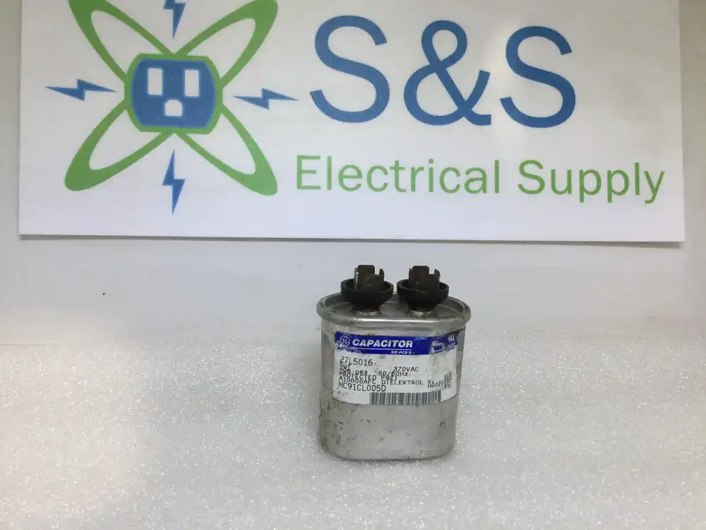 Special Discount GE Capacitor (oval) 27L5016 5uf 370Vac +/-6% 50/60Hz HC91CL005D
