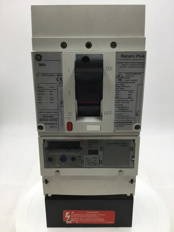 Limited Offer GE General Electric FGN36KA0250R2 250 Amp 3 Pole Record Plus Circuit Breaker