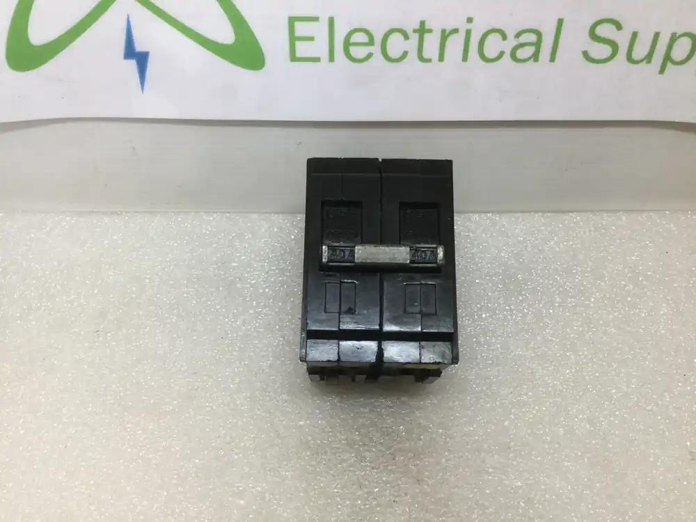 Hassle-Free Returns General Electric TQL2140 40 Amp 2 Pole Circuit Breaker - Old Style