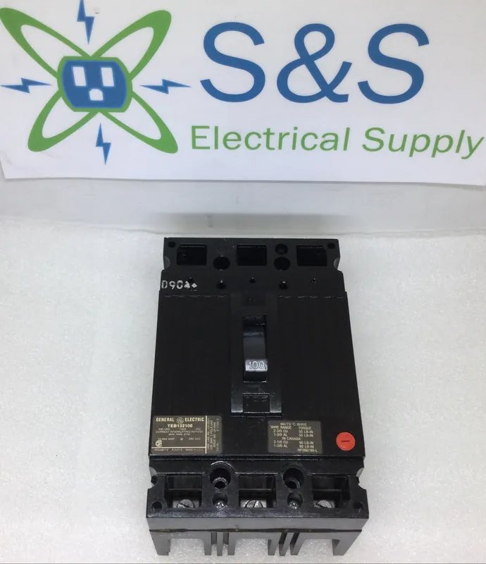 GE General Electric TEB132100 100 Amp 3 Pole 120/240V Circuit Breaker Next Day Delivery