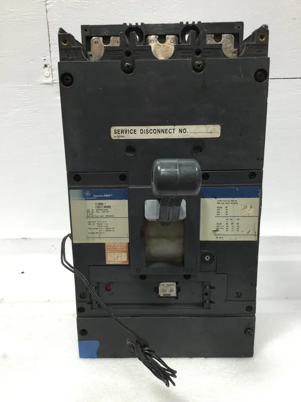 GE General Electric SKHA36AT0800 800 Amp Frame w/Shunt Trip SAST1 Spectra RMS Circuit Breaker Time-Limited