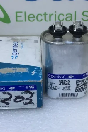 GE/Genteq CPT00203 7.5MFD +/-6% 440V 50/60Hz Capacitor Crafted