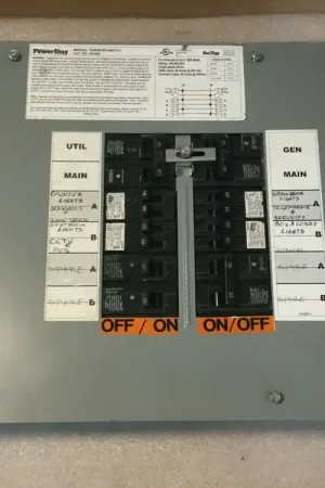 Power Stay Manual Transfer Switch 301060 For 7500 Watt Generators 30/60amps Grab Now